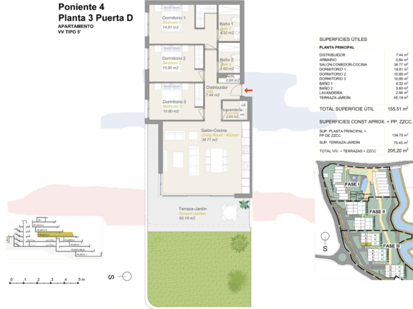 Impresionante apartamento en Finestra con vistas panorámicas