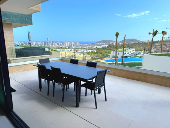 Duplex con vista a Benidorm, Fienstrat