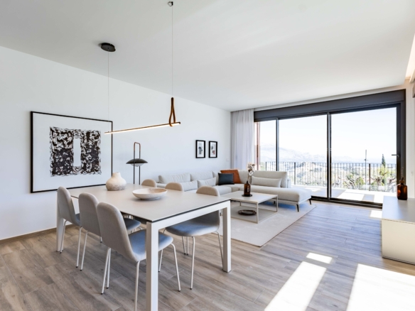 Viviendas de obra nueva con vistas panorámicas al mar