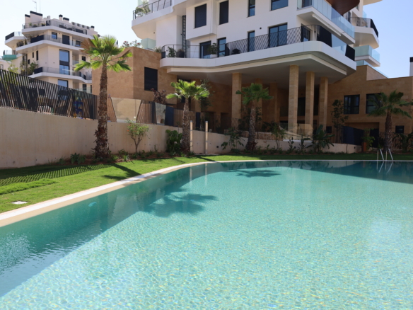 Precioso apartamento cerca de la playa de Villajoyosa con vistas