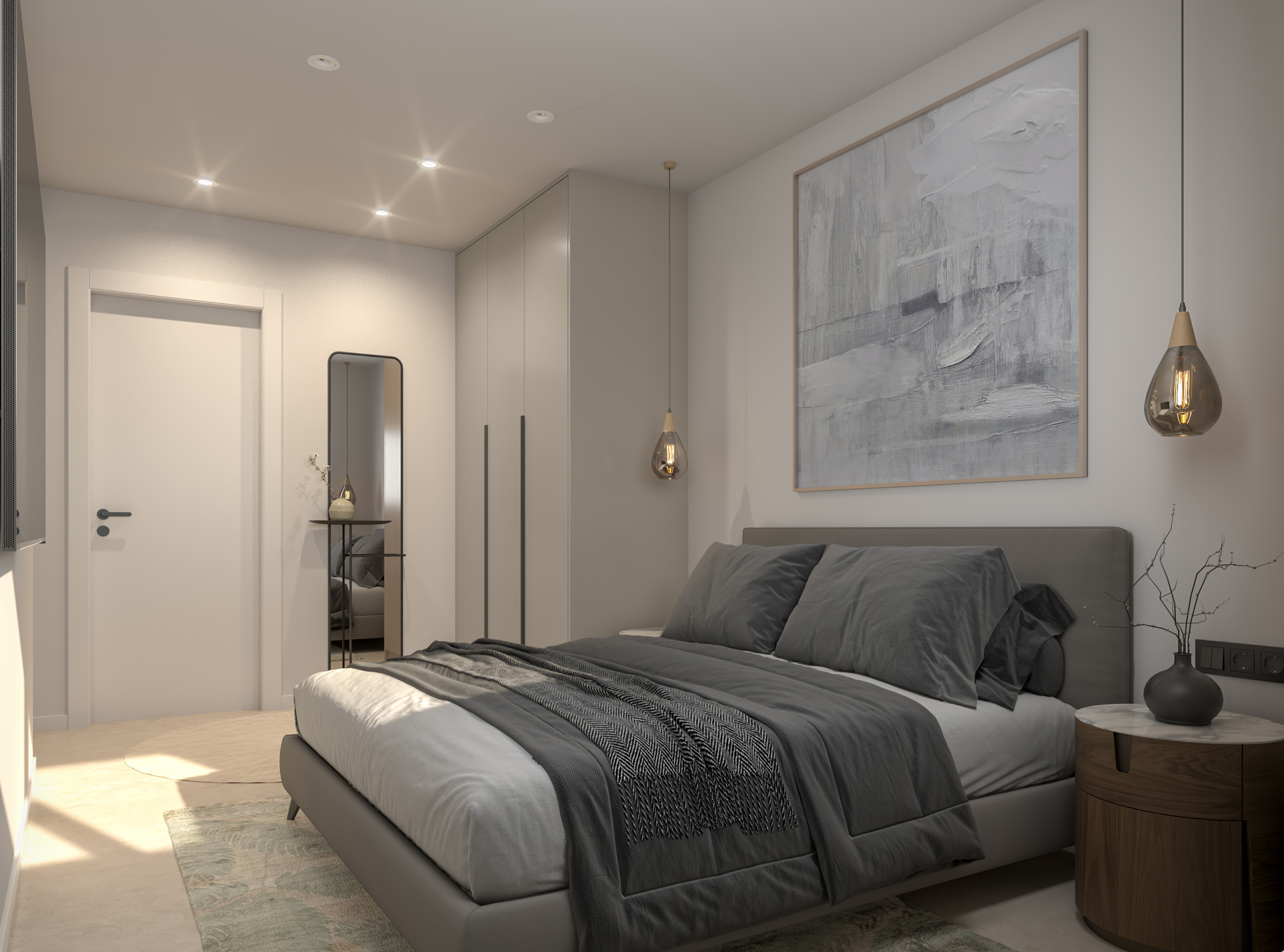 INTERIOR DORMITORIO MOD LQ Apartamentos de obra nueva en Catral