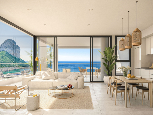 Increíble apartamento en Calpe, cerca de la playa de montaña Ifach