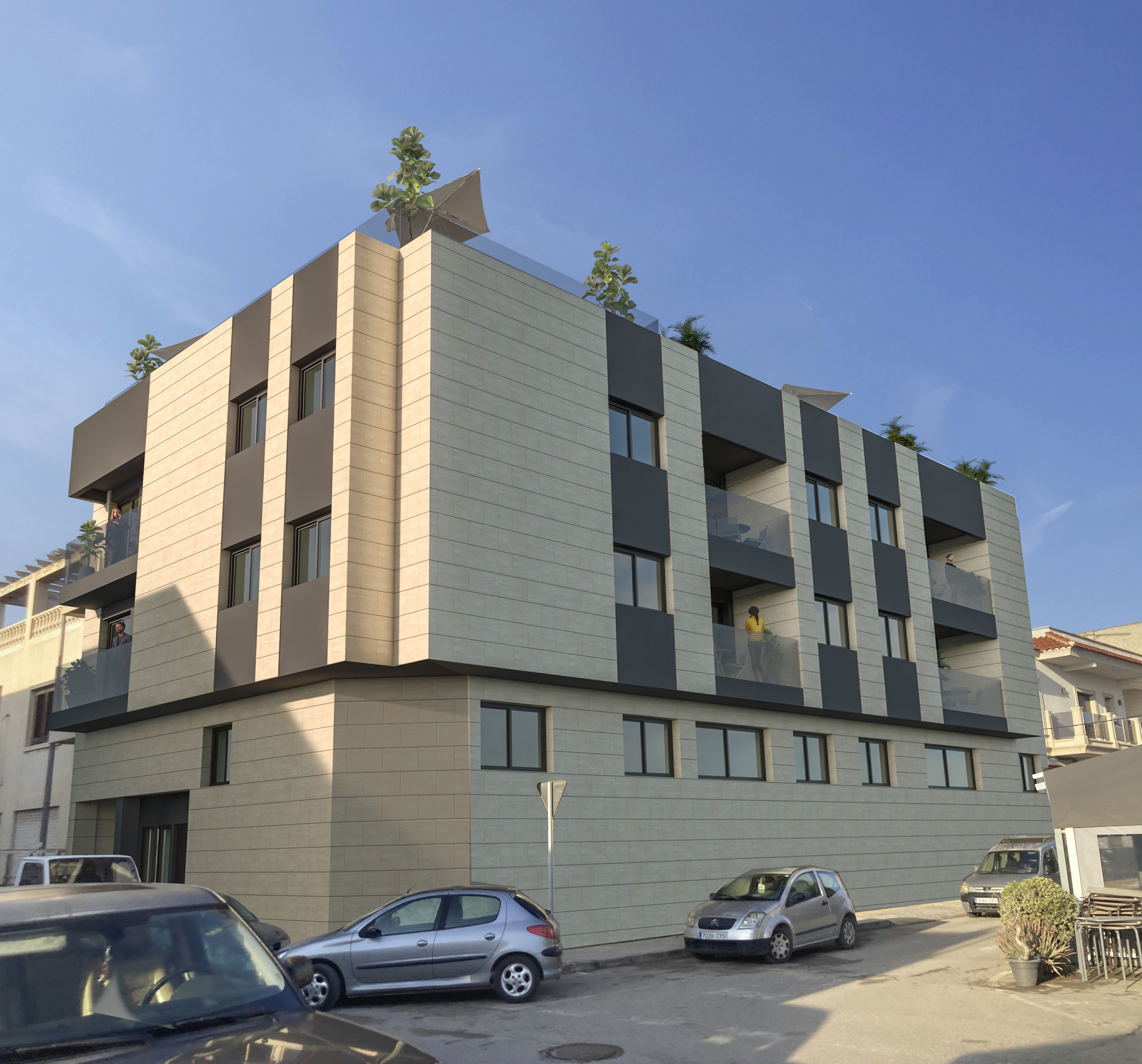 MONTAJE 1.2 LQ new Apartamentos de obra nueva en Catral