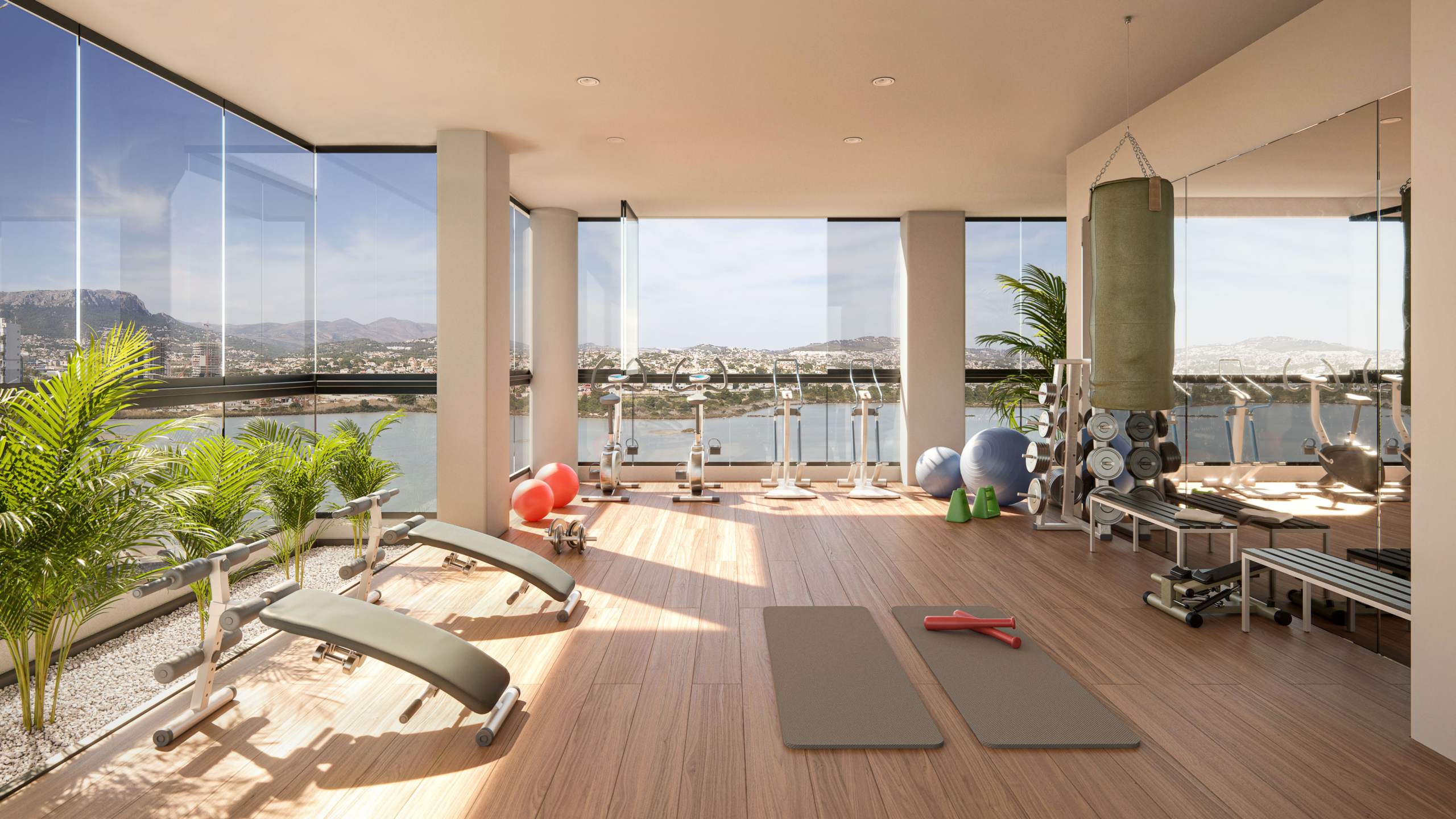 V09_mod Increíble apartamento en Calpe, cerca de la playa de montaña Ifach
