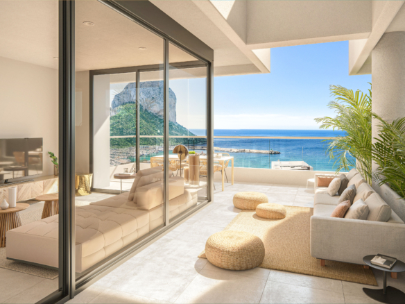 Increíble apartamento en Calpe, cerca de la playa de montaña Ifach