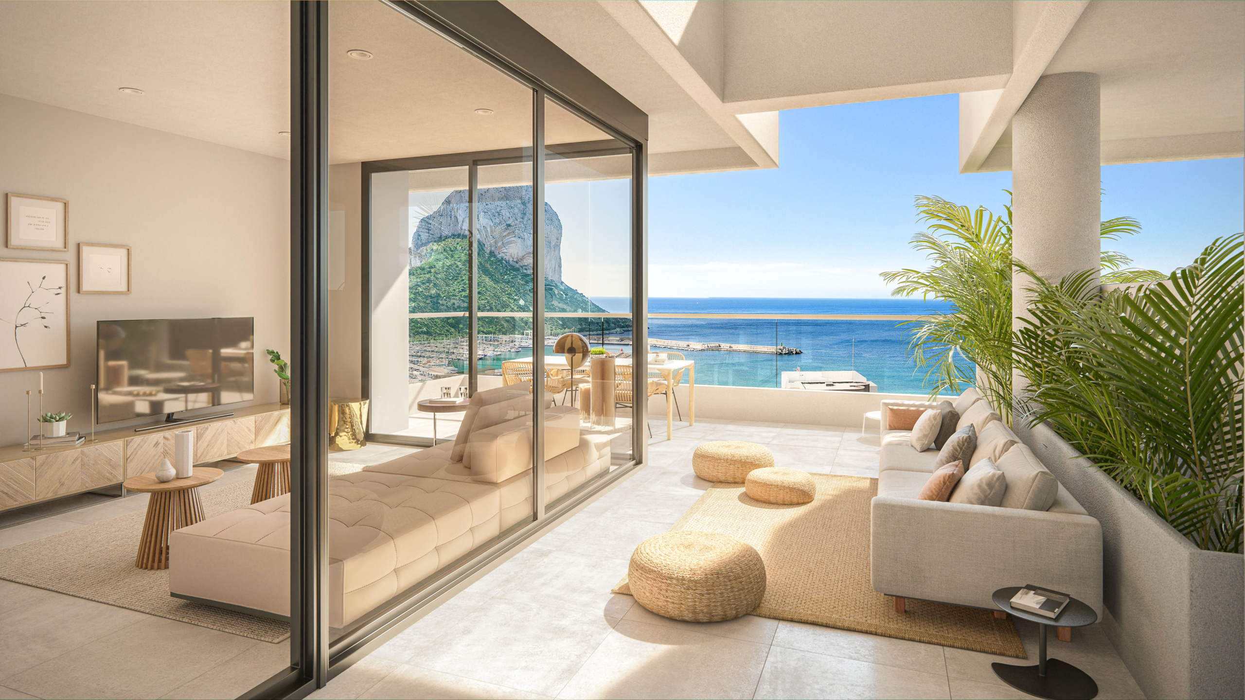 V10_FINAL Increíble apartamento en Calpe, cerca de la playa de montaña Ifach