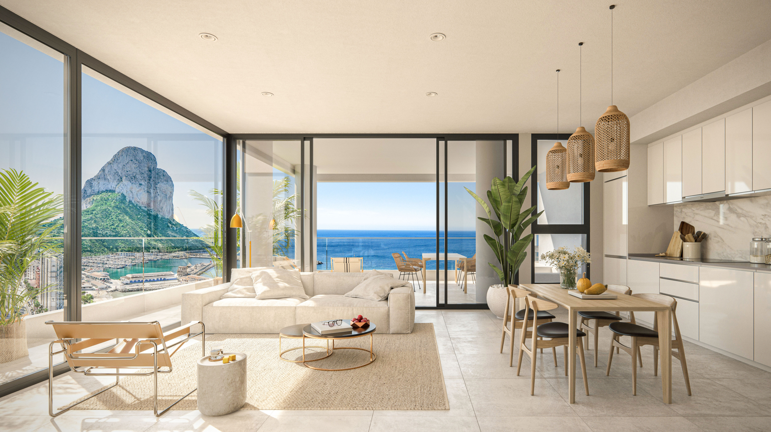 V11_FINAL Increíble apartamento en Calpe, cerca de la playa de montaña Ifach