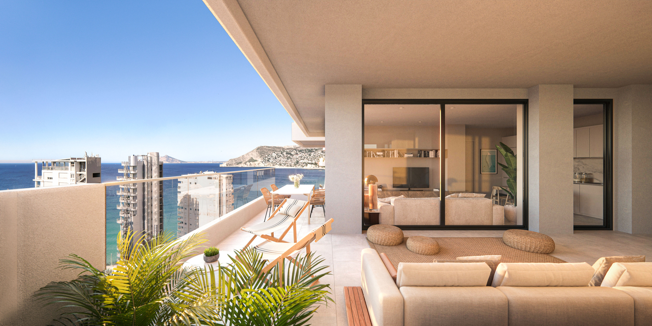 V12_FINAL Increíble apartamento en Calpe, cerca de la playa de montaña Ifach