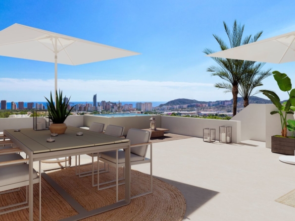 Una promoción de alta calidad y urbanización privilegiada Sierra Cortina, Finestrat