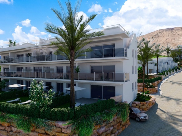 Una promoción de alta calidad y urbanización privilegiada Sierra Cortina, Finestrat<span class="ninja-ref-data" data-ref="F0015" style="display:none;"></span>