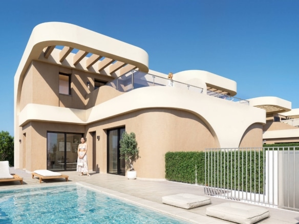 Villas de obra nueva en Daya Vieja