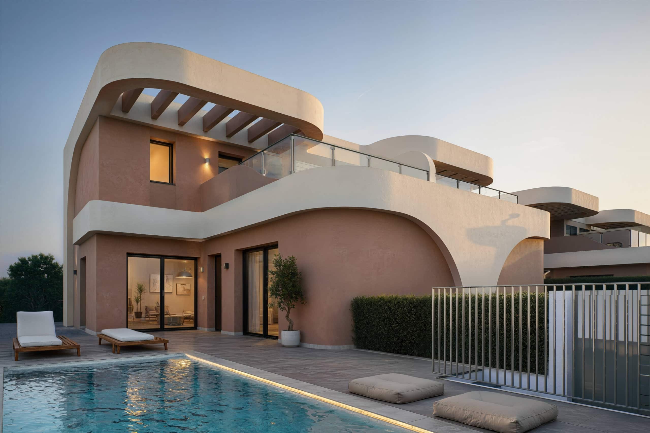 Villas de obra nueva en Daya Vieja
