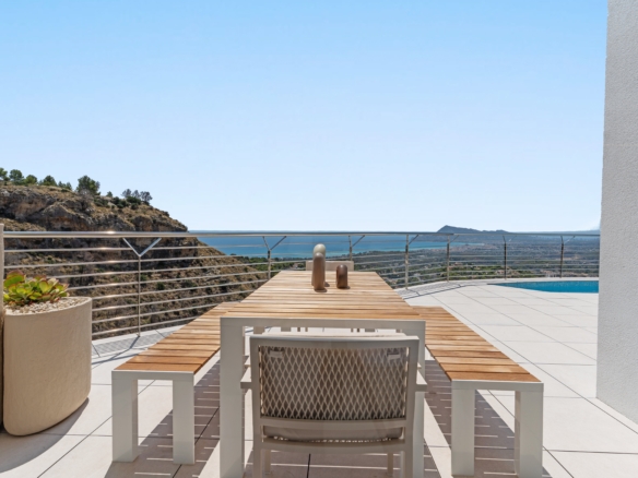 Villa de lujo en Altea de con impresionantes vistas panorámicas