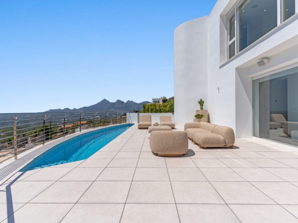 Villa de lujo en Altea de con impresionantes vistas panorámicas