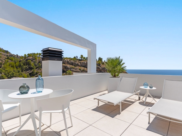 Villa de lujo en Altea de con impresionantes vistas panorámicas