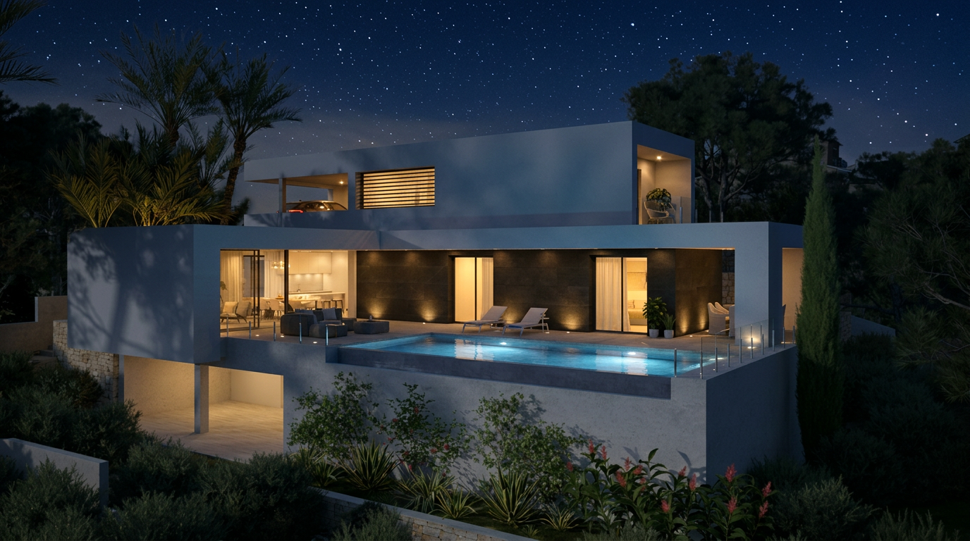 1773849591_render 1_nocturna En proyecto de verdadero lujo Villa Isora en Cumbre del Sol