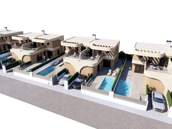 Villas de obra nueva en Daya Vieja