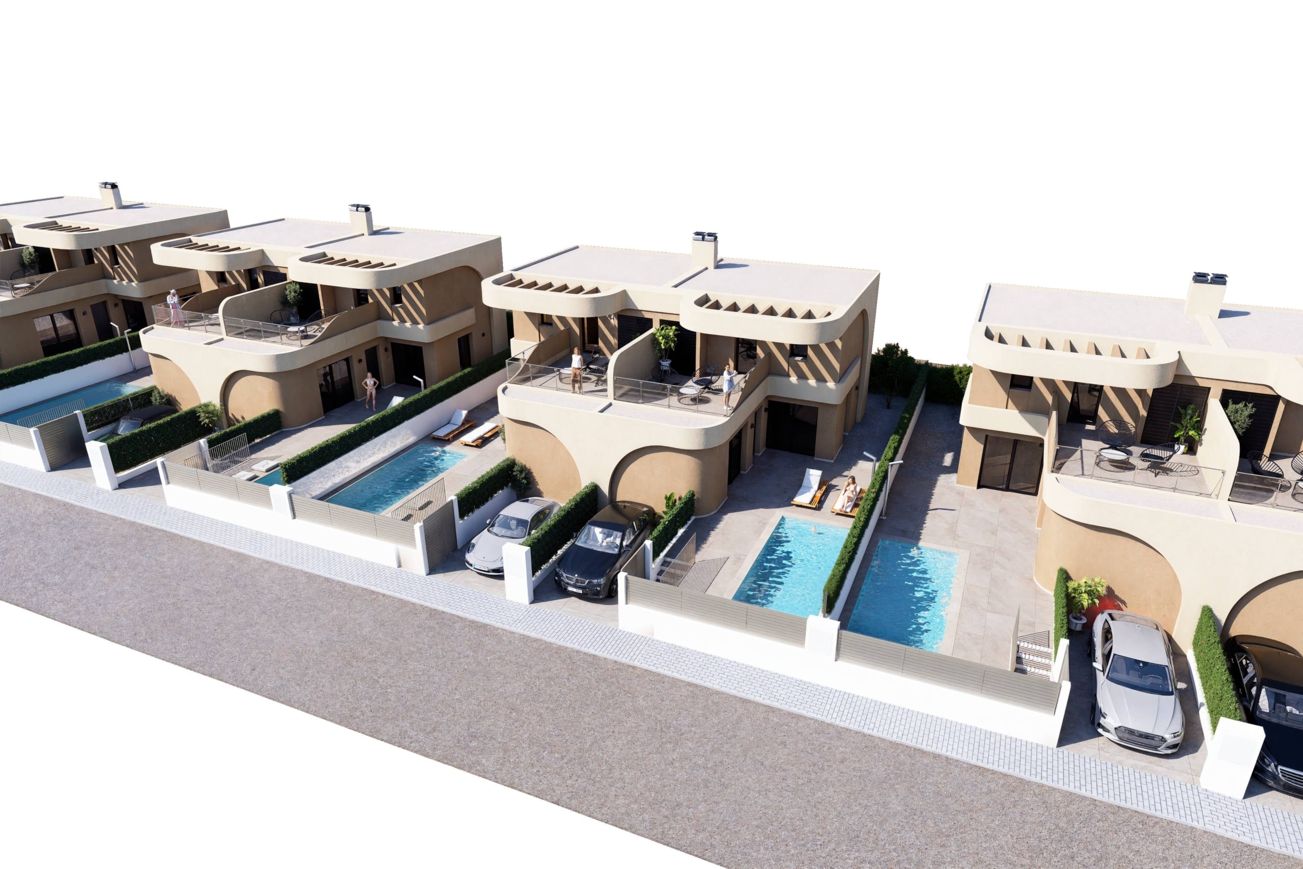 Villas de obra nueva en Daya Vieja