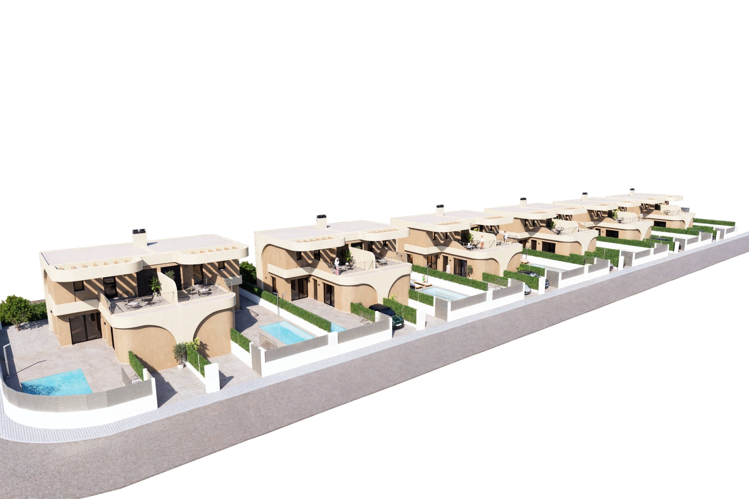 Villas de obra nueva en Daya Vieja