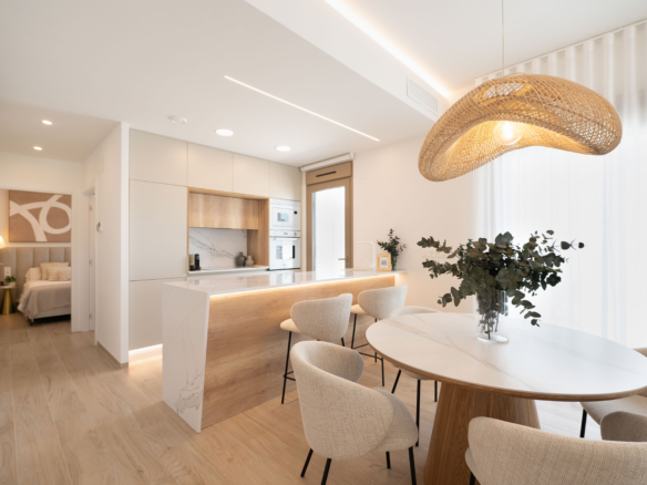 Villas en construcion cerca de prestigioso camo de golf en Los Alcázares