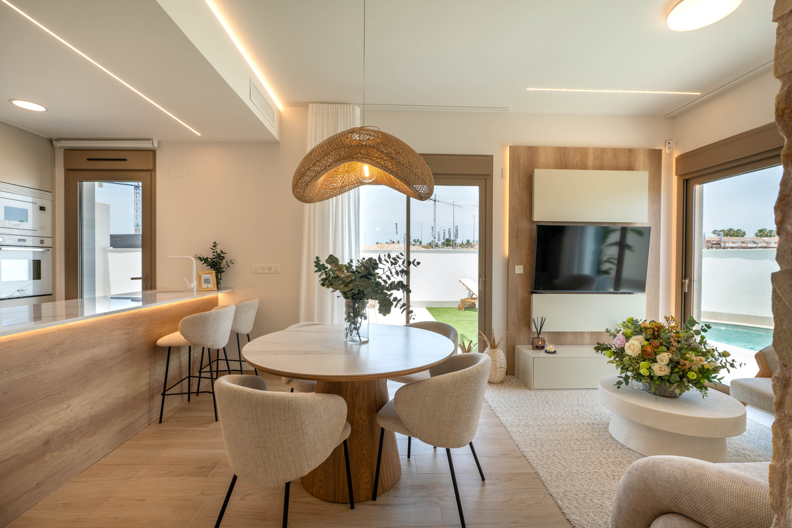 AREAbeach VI – Show House IV (74) Villas en construcion cerca de prestigioso camo de golf en Los Alcázares