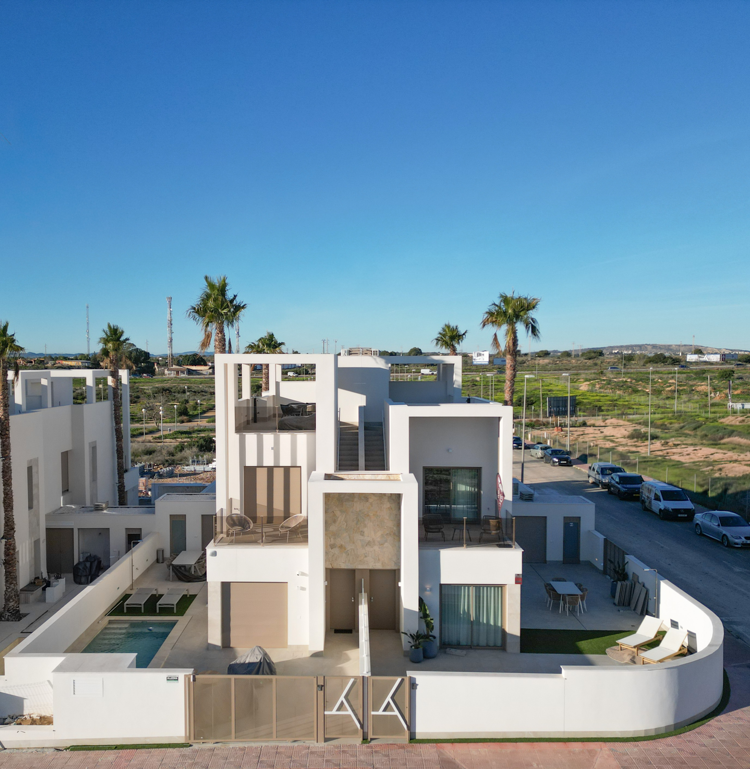 default Villas en construcion cerca de prestigioso camo de golf en Los Alcázares