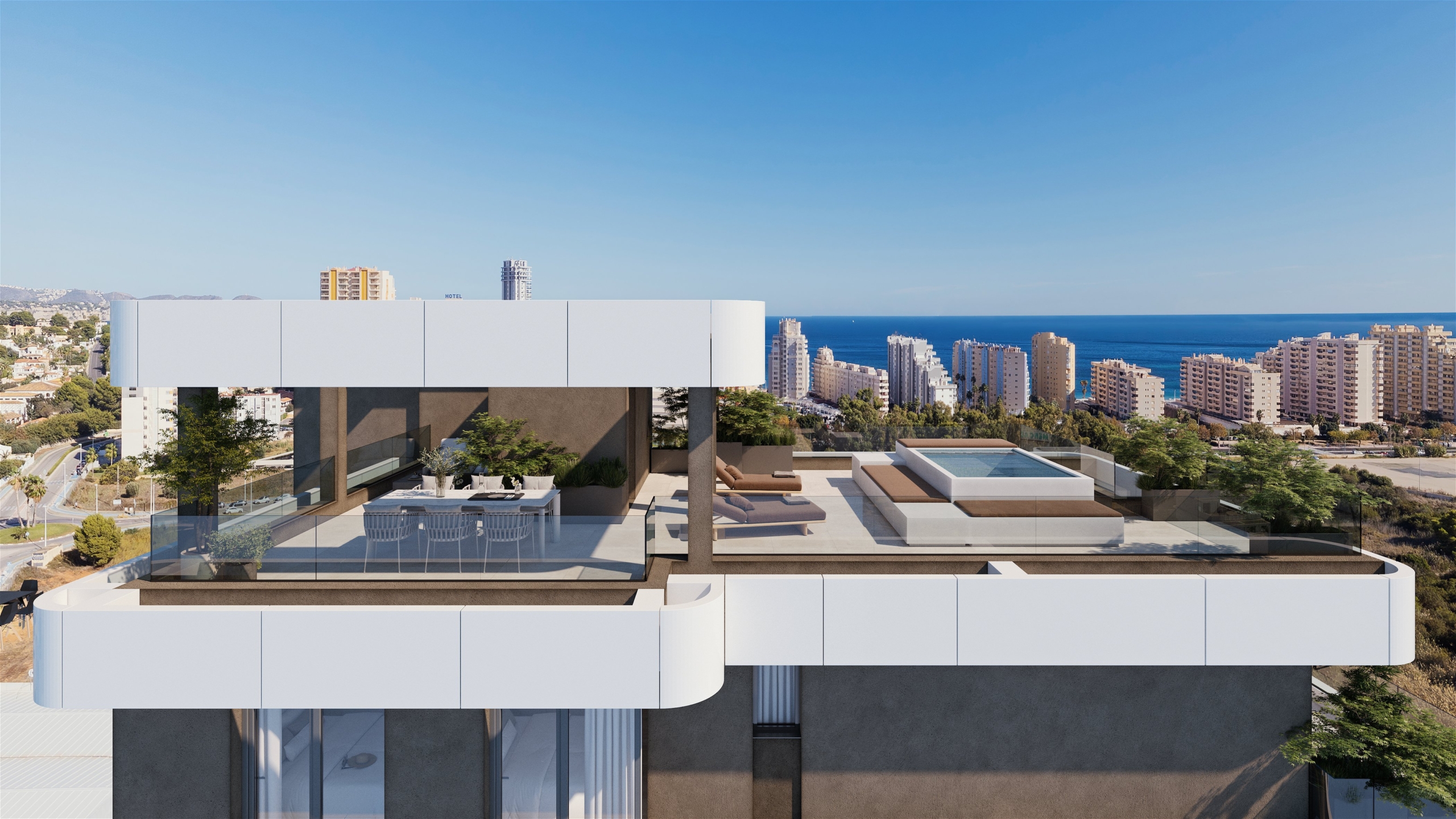 Atico_Lateral_Vista_General_HQ_.0000_00000 Un proyecto excepcional Luxury Urban Resort en Calpe