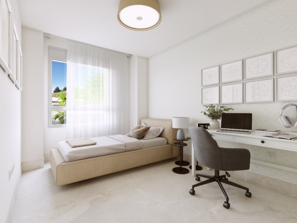 Nueva promocione en construcion en una zuna de total lujo y vistas panorámicas en Malaga