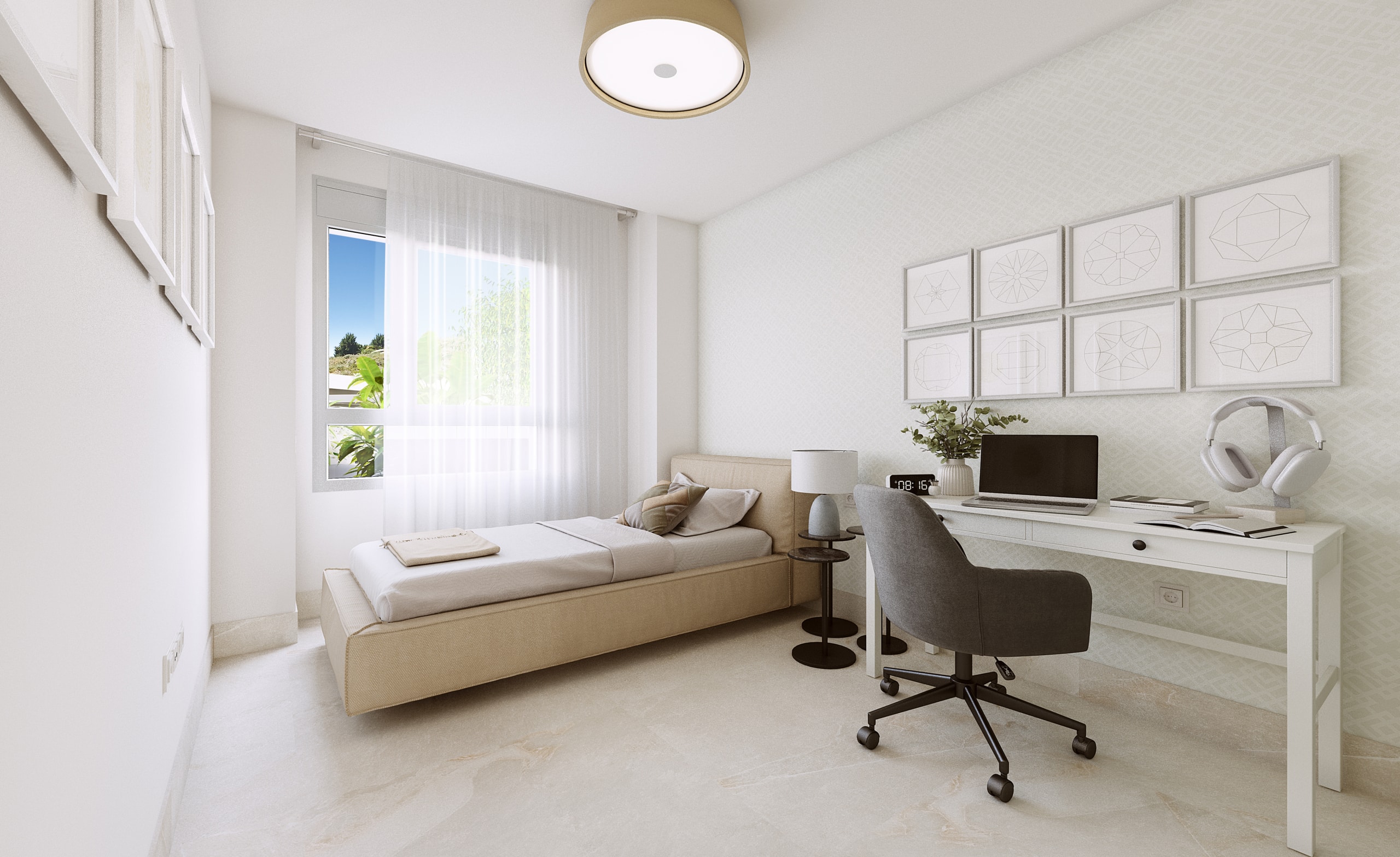 Nueva promocione en construcion en una zuna de total lujo y vistas panorámicas en Malaga