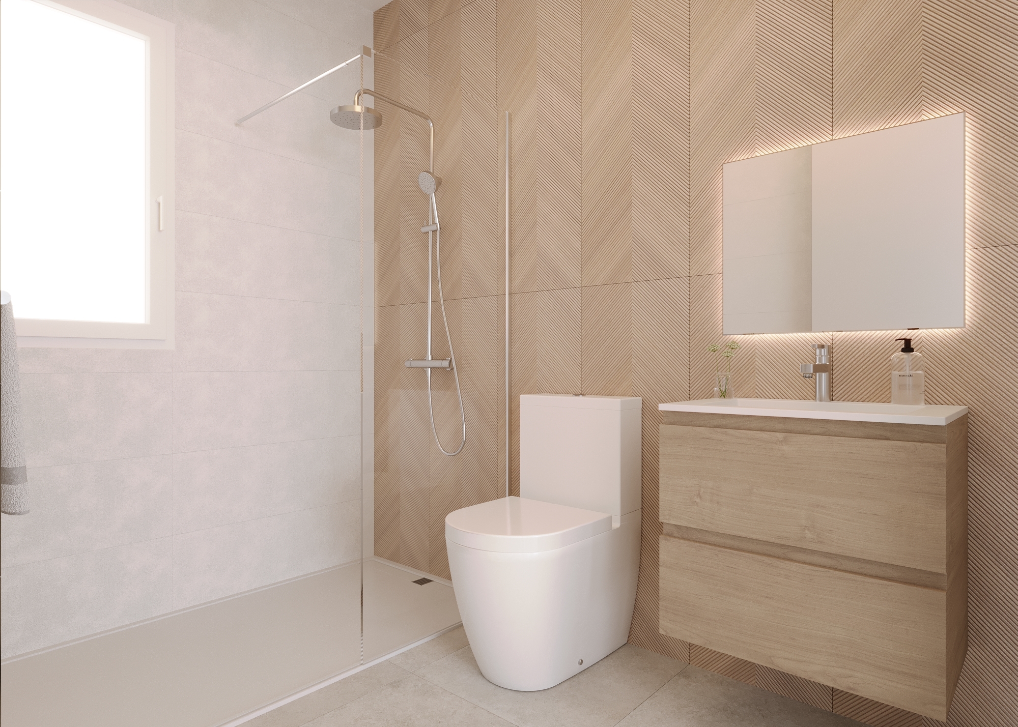 B8.2_Breeze-phase3-TOWNHOUSE-Balcon Finestrat-Bathroom-Jun 25 Nueva promoción de casas adosadas en construcción en Balcon de Fienstrat,