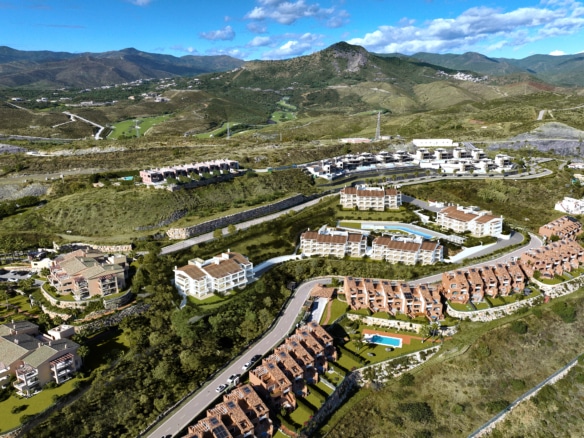Nueva promocione en construcion en una zuna de total lujo y vistas panorámicas en Malaga