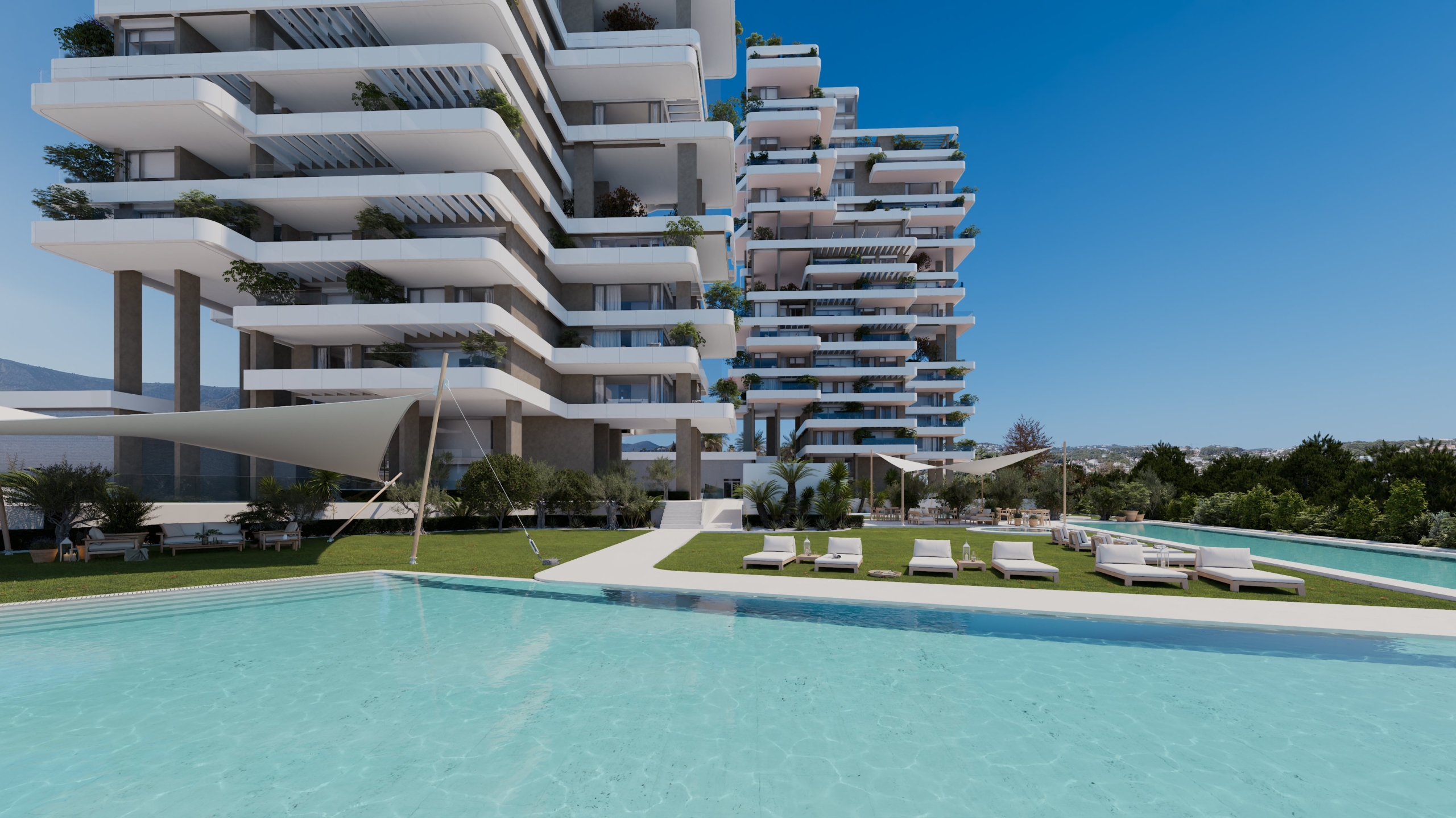 Calpe_ext_zona_piscina_A1_HQ_00000 Un proyecto excepcional Luxury Urban Resort en Calpe