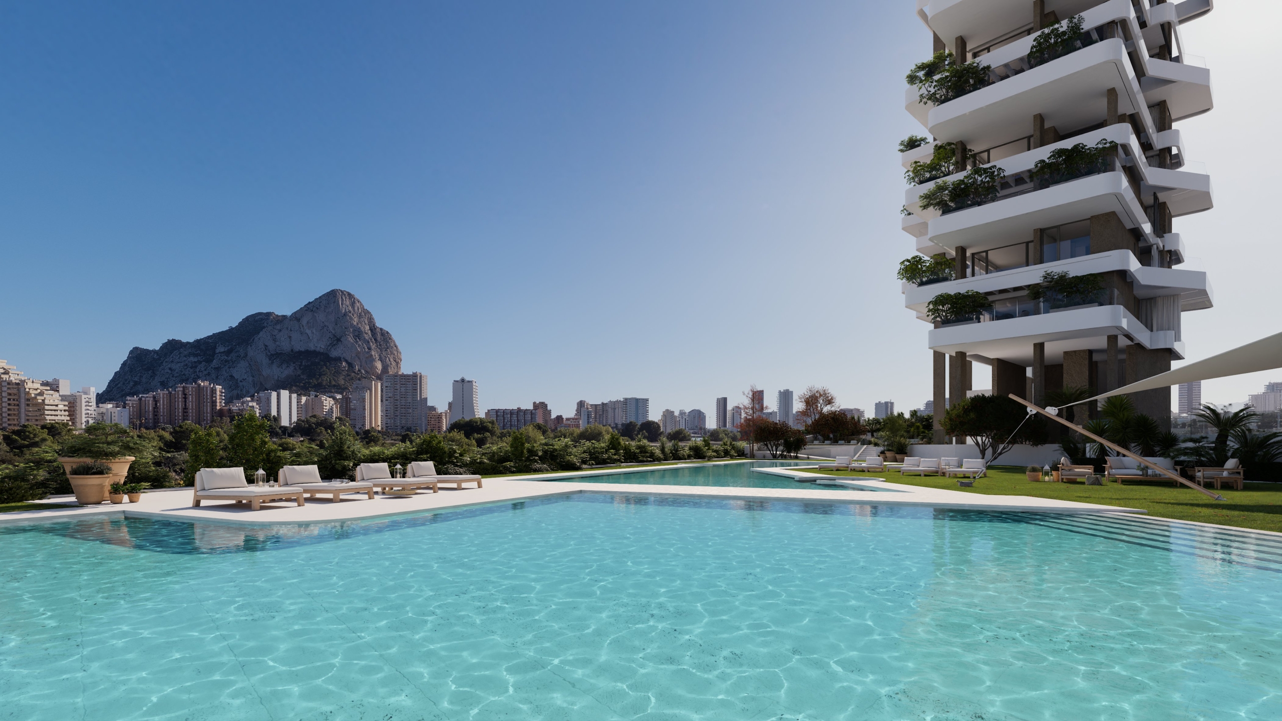 Calpe_torres_ext_4200px_00001 Apartamento impresionante en construcción, con vistas panorámicas en Calpe