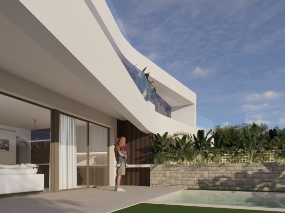 Villas pareadas en construcción , Gran Alacant, Alicante
