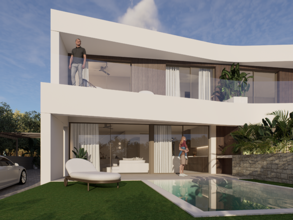 Villas pareadas en construcción , Gran Alacant, Alicante