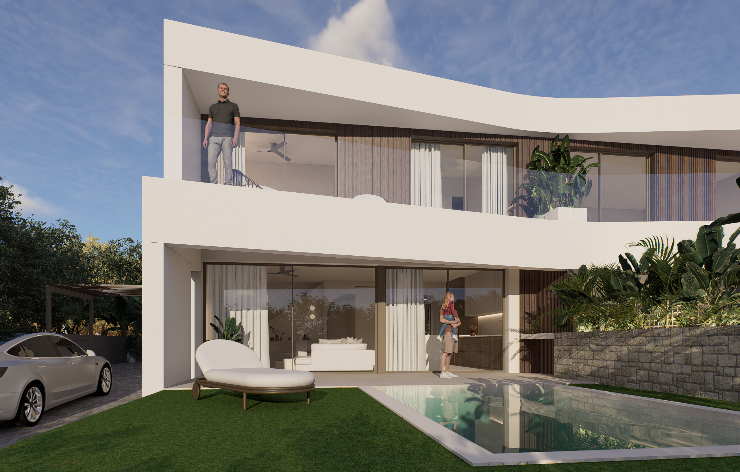 Villas pareadas en construcción , Gran Alacant, Alicante