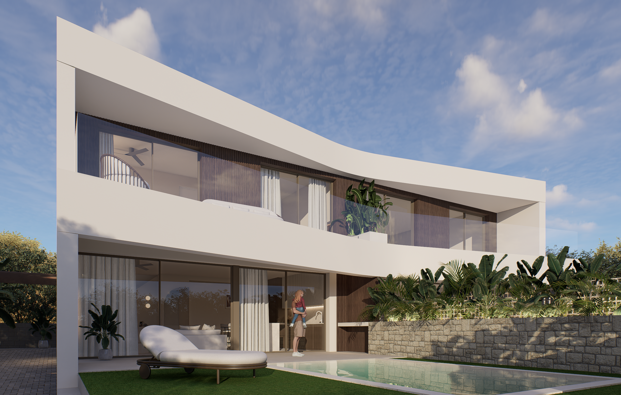 Villas pareadas en construcción , Gran Alacant, Alicante