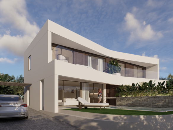 Villas pareadas en construcción , Gran Alacant, Alicante