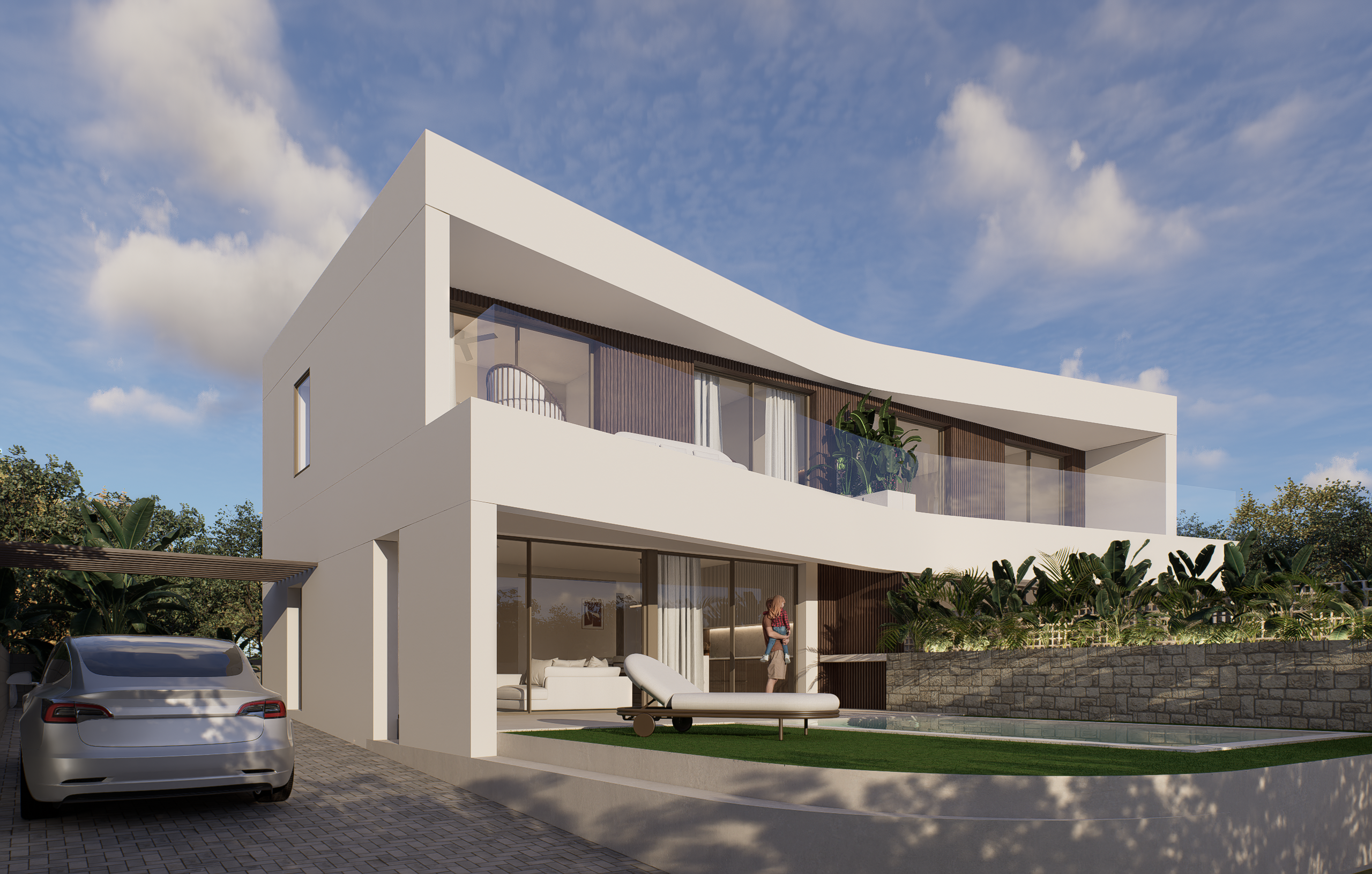 Villas pareadas en construcción , Gran Alacant, Alicante
