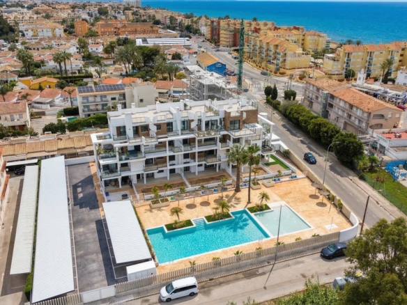 En Denia apartamentos de diseño contemporáneo a pocos pasos del Mediterráneo.