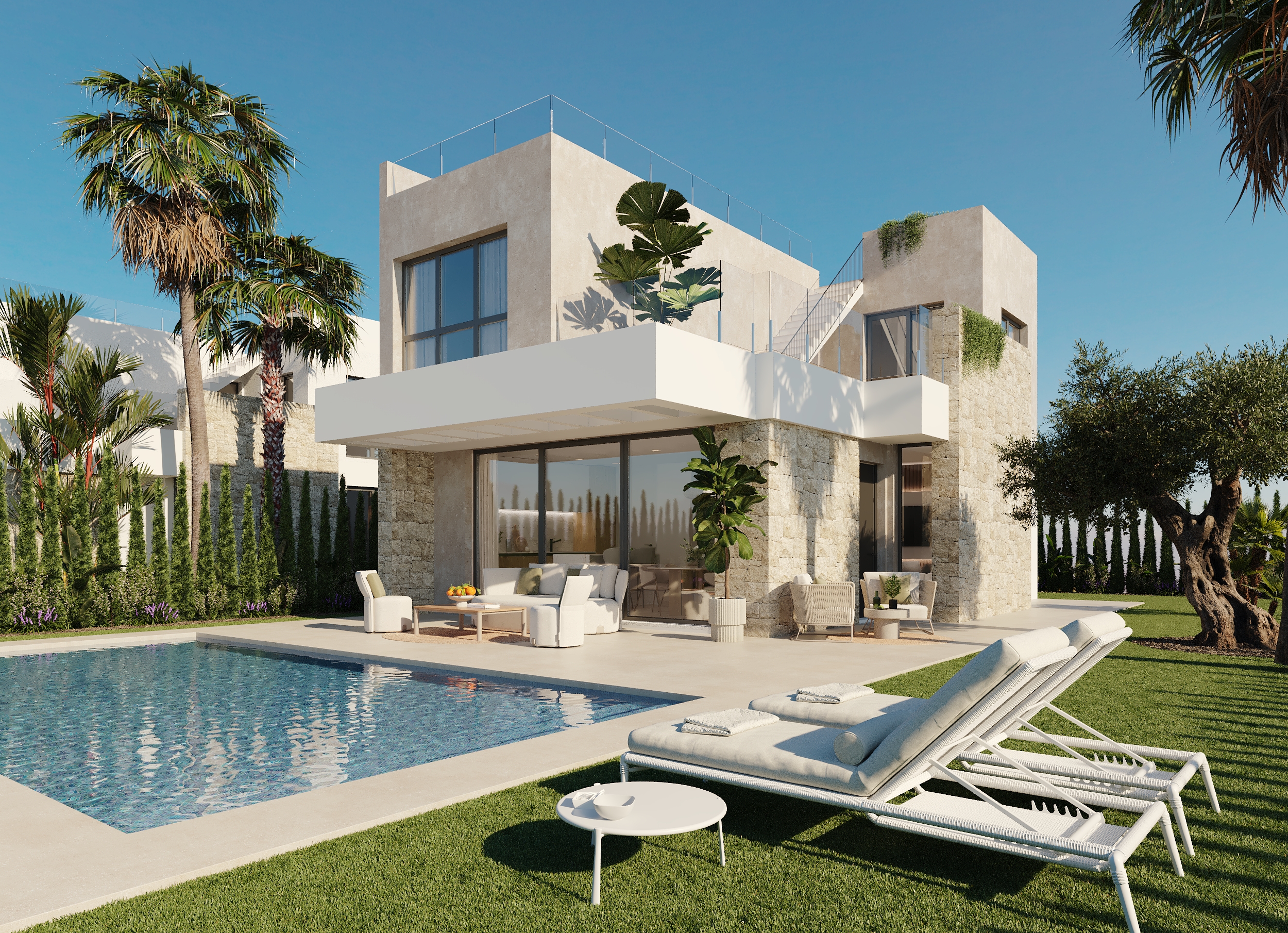 FACHADA (1) Villas Exclusivas en Sierra Cortina – Finestrat