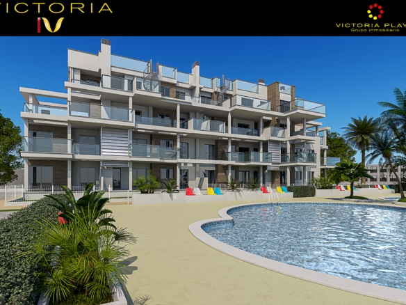 En Denia apartamentos de diseño contemporáneo a pocos pasos del Mediterráneo.