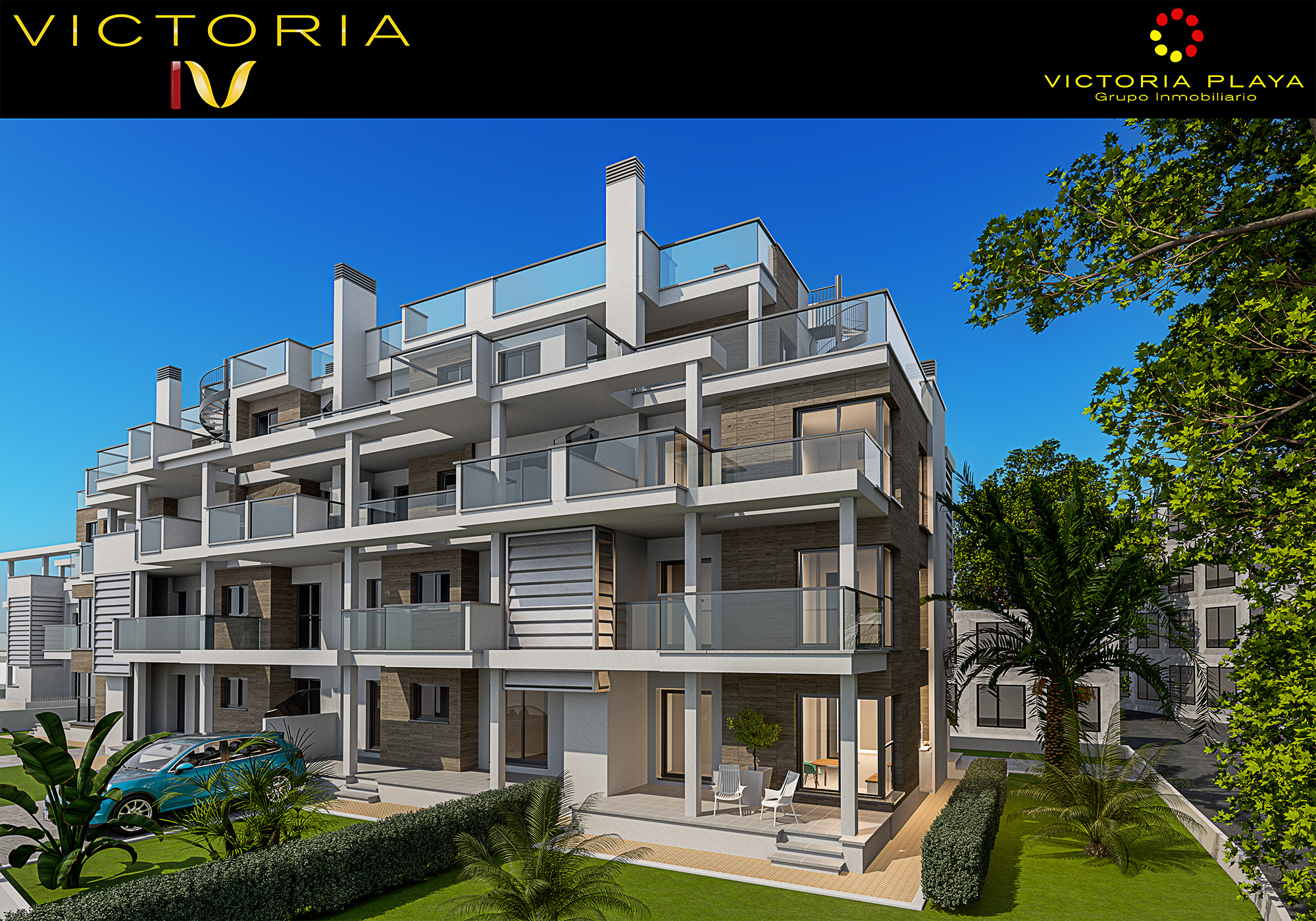 En Denia apartamentos de diseño contemporáneo a pocos pasos del Mediterráneo.