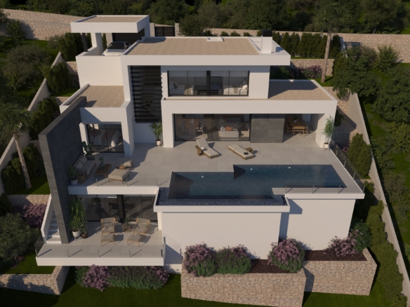 Increíble villa en construcción  en Benitachel