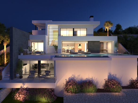 Increíble villa en construcción  en Benitachel