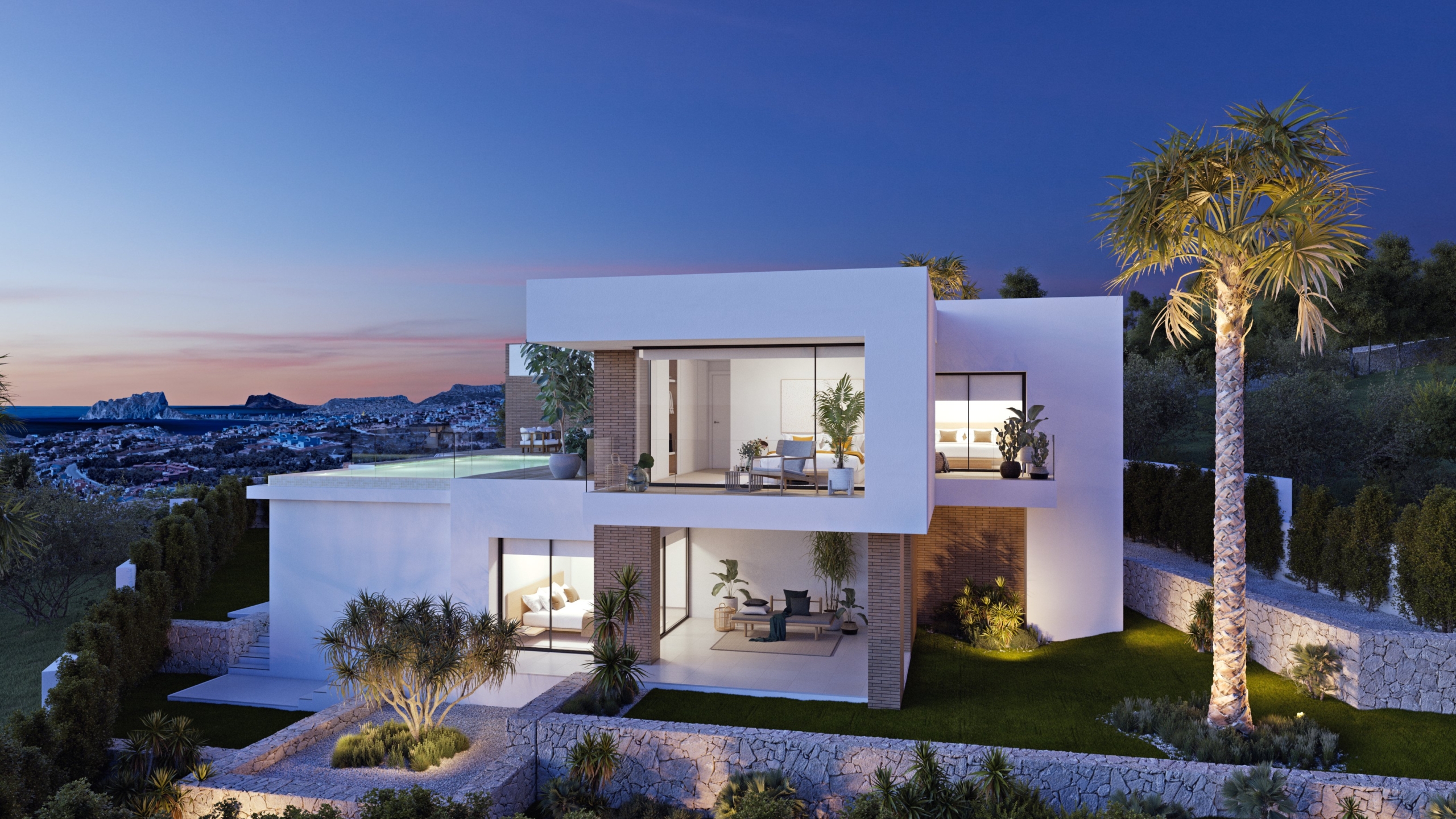 Vapf_night_4200px_000 Villa de lujo en proyecto en un lugar precioso Cumbre del Sol