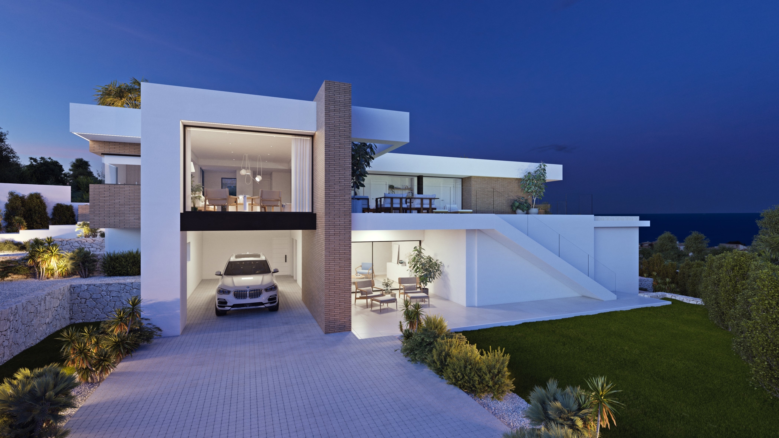 Vapf_night_4200px_001 Villa de lujo en proyecto en un lugar precioso Cumbre del Sol