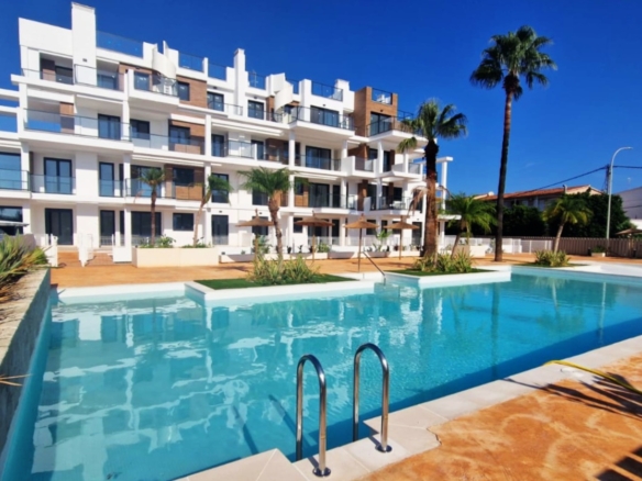 En Denia apartamentos de diseño contemporáneo a pocos pasos del Mediterráneo.