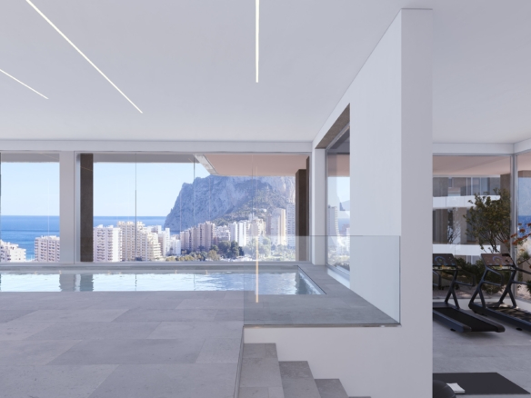 Apartamento impresionante en construcción, con vistas panorámicas en Calpe