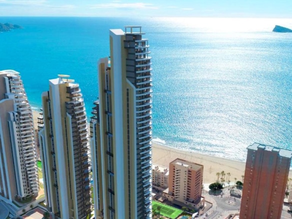 Apartamentos exclusivos a 50 metros del mar en Benidorm